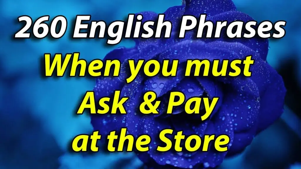 English Shadowing Speaking Practice - 260 English Phrases When you Ask & Pay for Items at the Store 8 maxresdefault 3