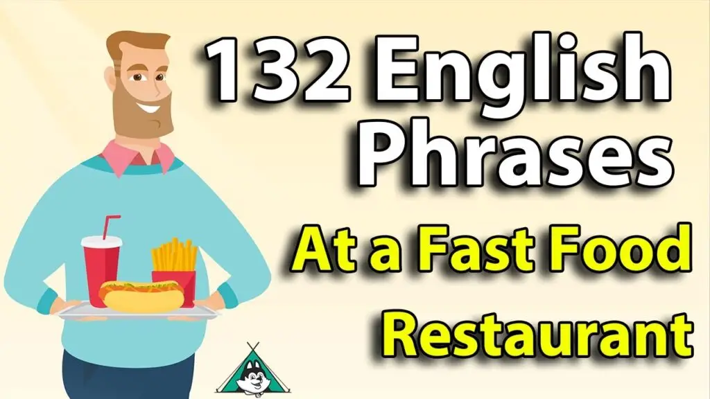English Shadowing Speaking Practice - 132 English Phrases to Use at the Fast Food Restaurant 1 maxresdefault 4