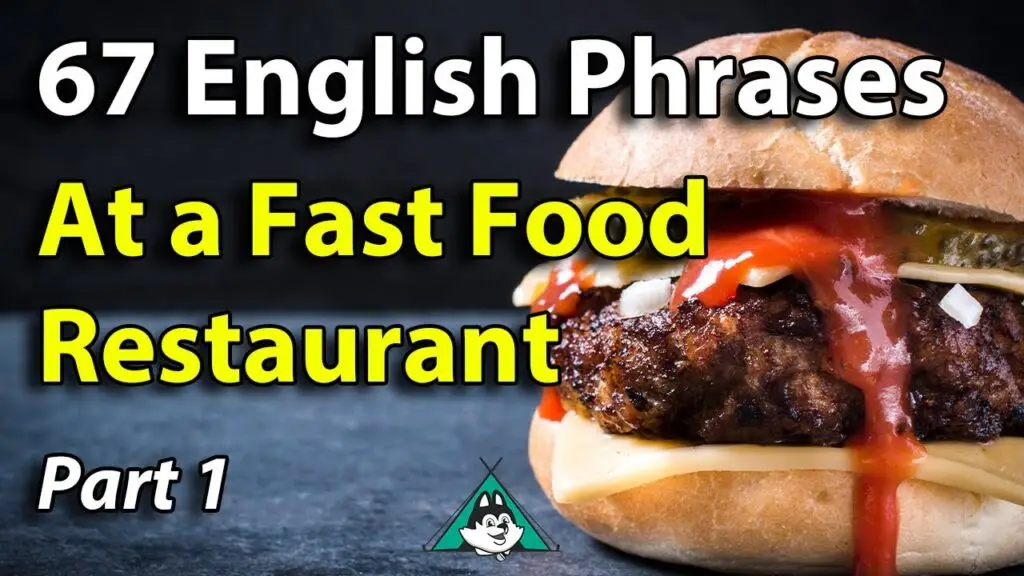 English Shadowing Speaking Practice - 67 English Phrases to Use at a Fast Food Restaurant Part 1 3 maxresdefault 6