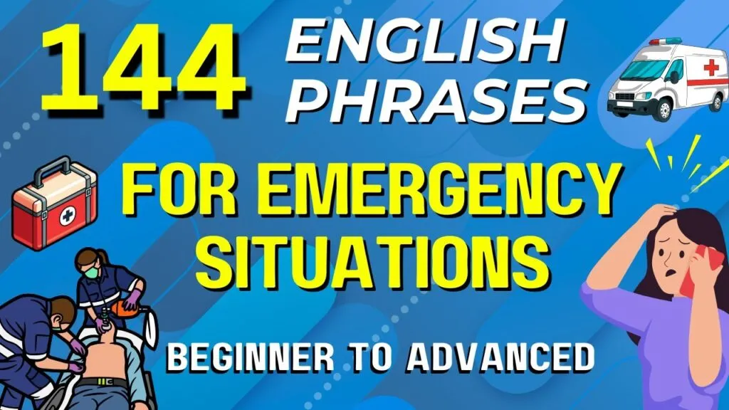 π¨ 144 Emergency English Phrases Beginner to Advanced That Could Really Help You| 2 maxresdefault 3