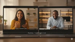 B1-B2 English conversations ESL students practicing intermediate dialogues