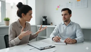 Workplace productivity English conversation intermediate ESL learners